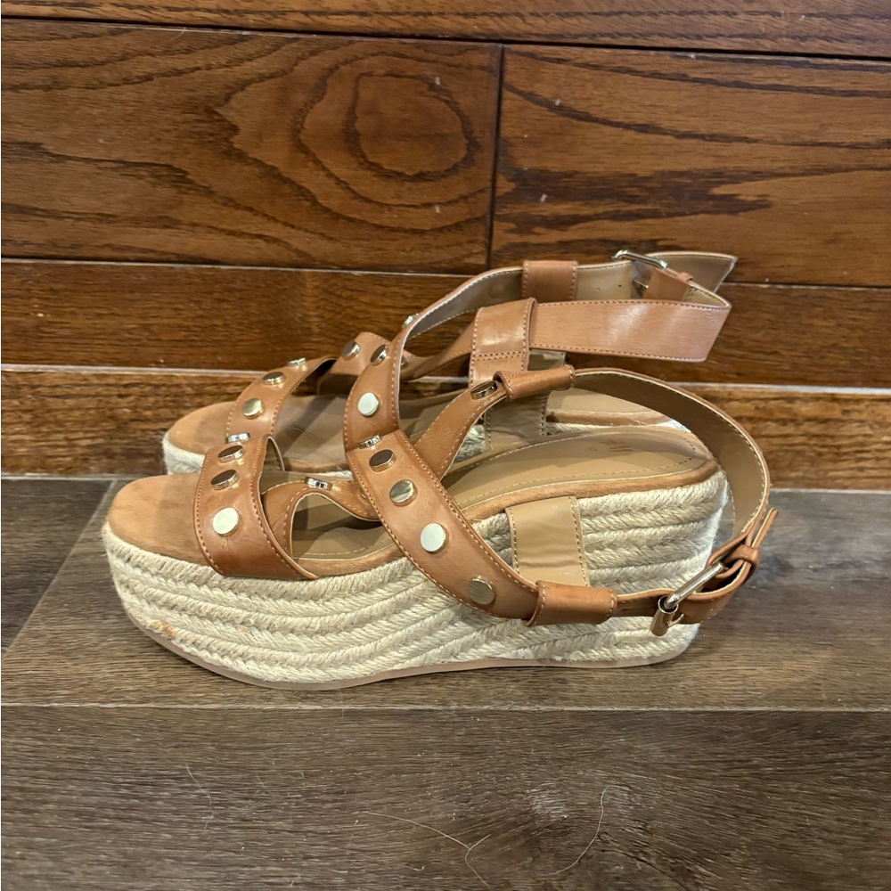 H&M Brown Espadrille Platform Sandals - Picture 3 of 7